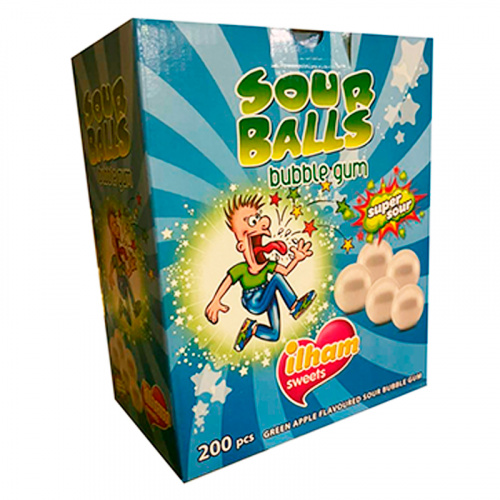 Жевательная резинка iLham суперкислая с шипучкой