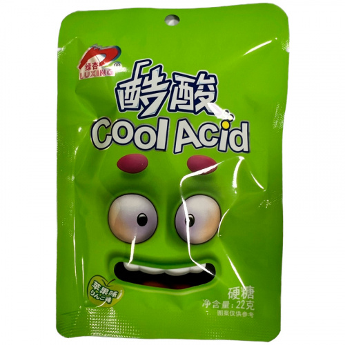 Леденцы Luxing Cool Acid Кислые Яблоко 22г
