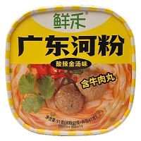 Лапша быстрого приготовления Wangbaiji со вкусом гуандунского кисло-острого золотистого бульона 91г