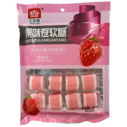 Конфеты HUIFENGYUAN со вкусом клубники 92г