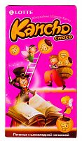 Печенье с шоколадной начинкой Kancho 42 г КОРЕЯ