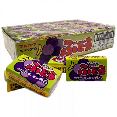 Резинка жевательная Marukawa "Виноградная" 5,5г										