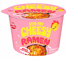 Лапша быстрого приготовления Otoki Stir Fry Cheesy Ramen (Spicy) Chili and Cheddar 110 г КОРЕЯ