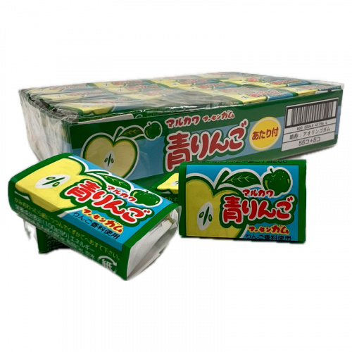 Резинка жевательная Marukawa "Зеленое яблоко" 5,5г															