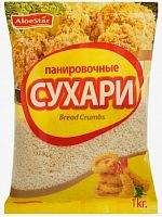 Сухари панировочные AloeStar 1 кг, Корея