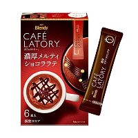AGF Напиток Blendy Stick Cafe Latory растворимый шоколадный Латте 9.8гр