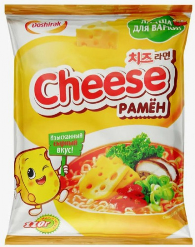 Лапша Доширак, Cheese Рамён с сыром, 110г