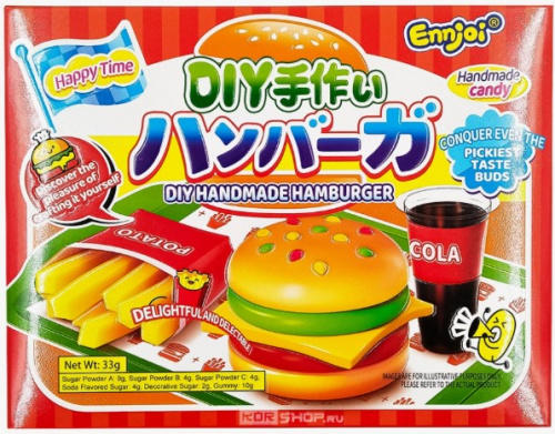 Кулинарный набор СДЕЛАЙ САМ Гамбургер Guangdong, 33г КИТАЙ