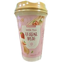 Чай молочный растворимый Xiangyue клубничный вкус 72г