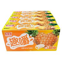 Конфеты жевательные Youbao с начинкой Ананас 35г