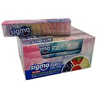 Жевательная резинка без сахара SIGMA ассорти (7 вкусов) 18,6г