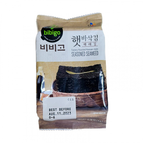 Морская капуста Bibigo Seasoned Seaweed 5г