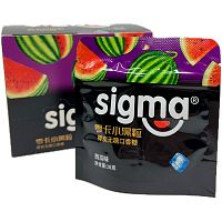 Жевательная резинка без сахара SIGMA освежающая со вкусом арбуза 16г