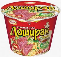 Лапша Доширак Сытный обед со вкусом говядины, 110г