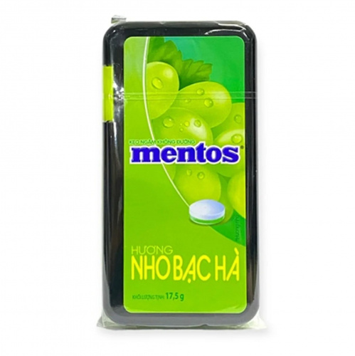 Конфеты Mentos со вкусом винограда и мяты 17,5г ВЬЕТНАМ
