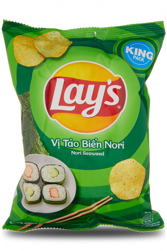 Картофельные чипсы Lay`s со вкусом морских водорослей нори 31 г ВЬЕТНАМ